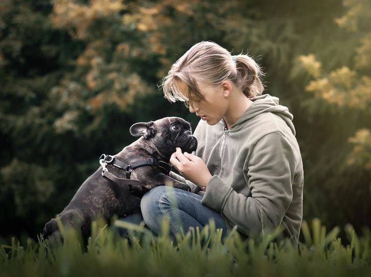 Eine Studie hat bewiesen: Hunde mögen Babysprache - Bild: Shutterstock / Irina Kozorog