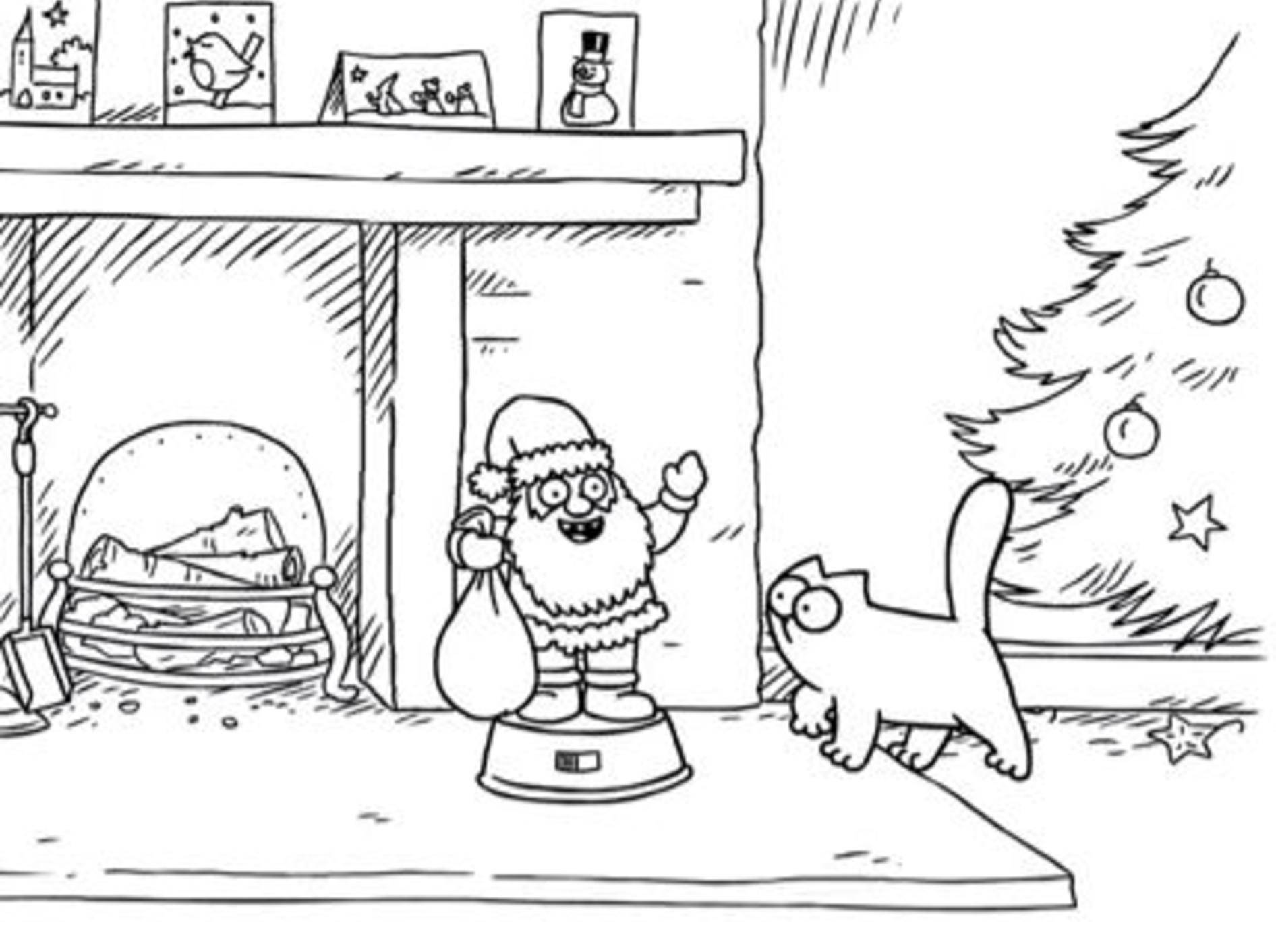 Simon's Cat bereitet sich auf Weihnachten vor – Bild: Youtube / simonscat