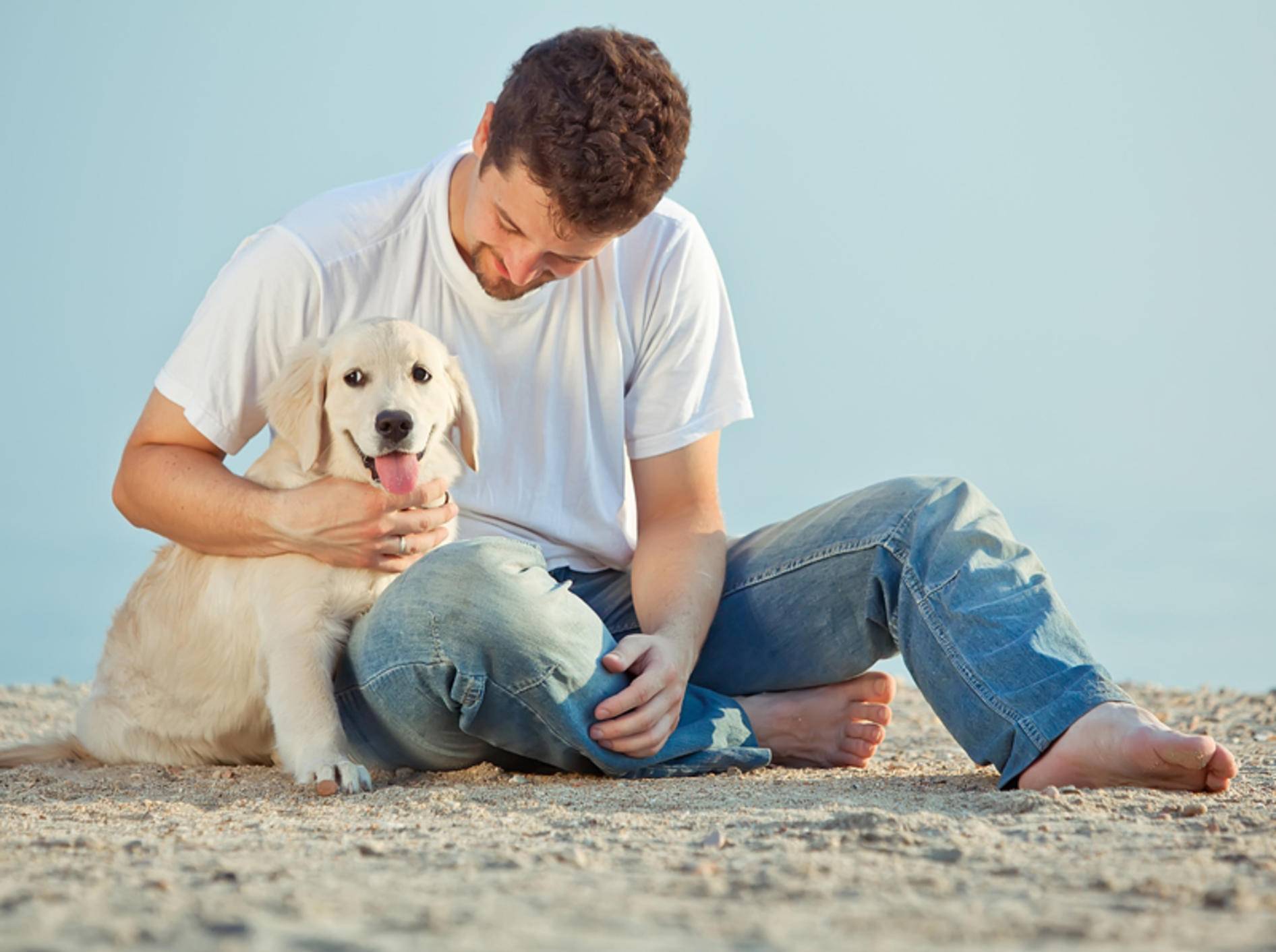 Vertrauen ist wichtig in der Mensch-Hund-Freundschaft – Shutterstock / Nina Buday