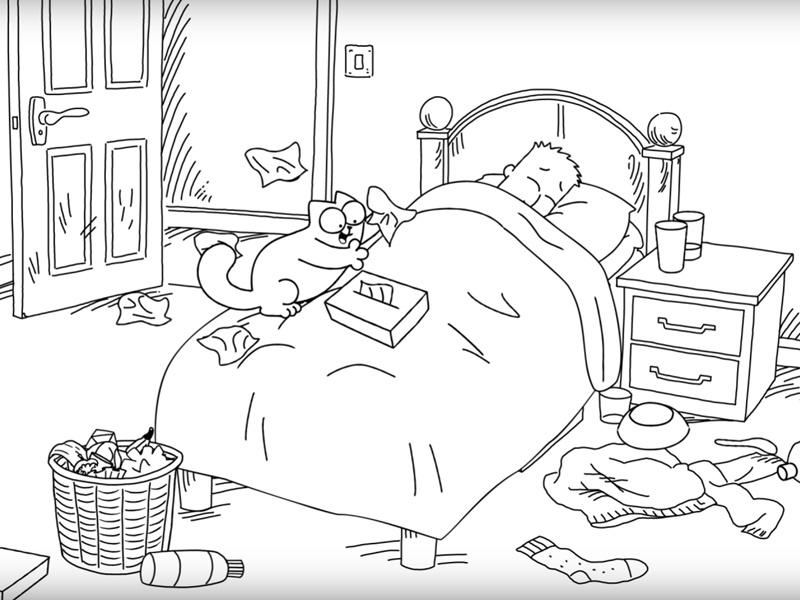 Simon S Cat Als Flauschiger Krankenpfleger